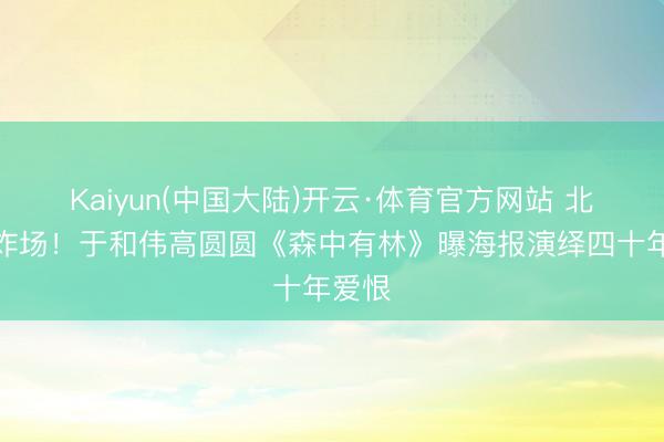 Kaiyun(中国大陆)开云·体育官方网站 北影节炸场！于和伟高圆圆《森中有林》曝海报演绎四十年爱恨